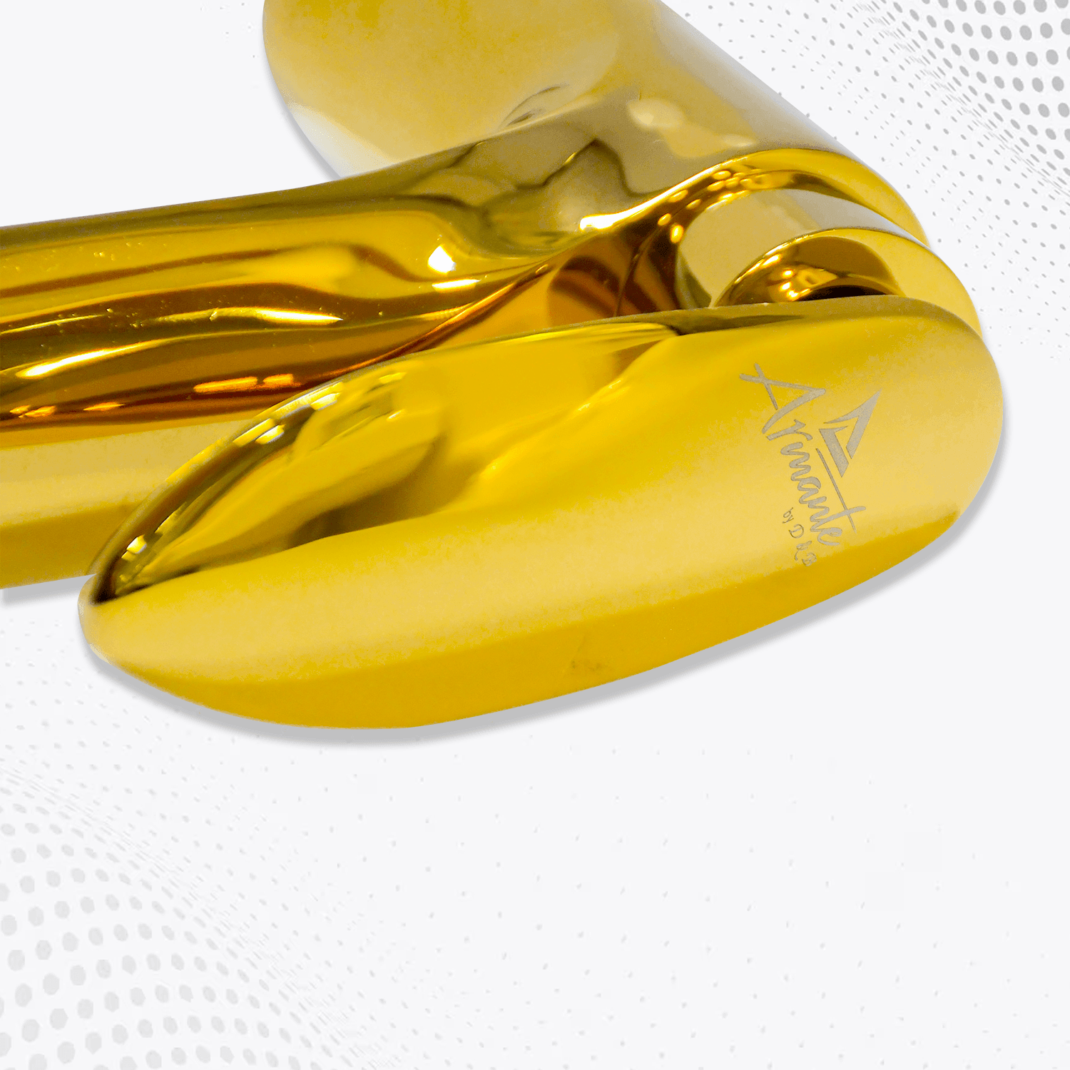 Nautica Pillar Cock - Gold | Premium Bathroom Faucet - D&B Bathware