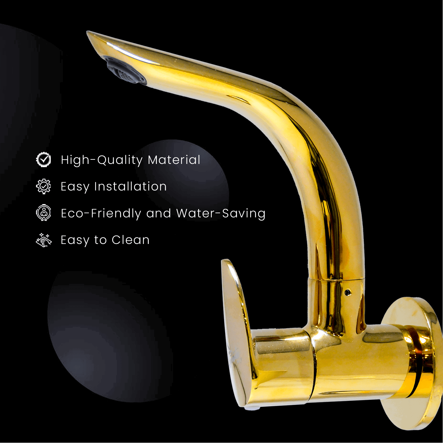 Nautica Sink Cock - Gold | Elegant Bathroom Tap | DB Bathware - D&B Bathware