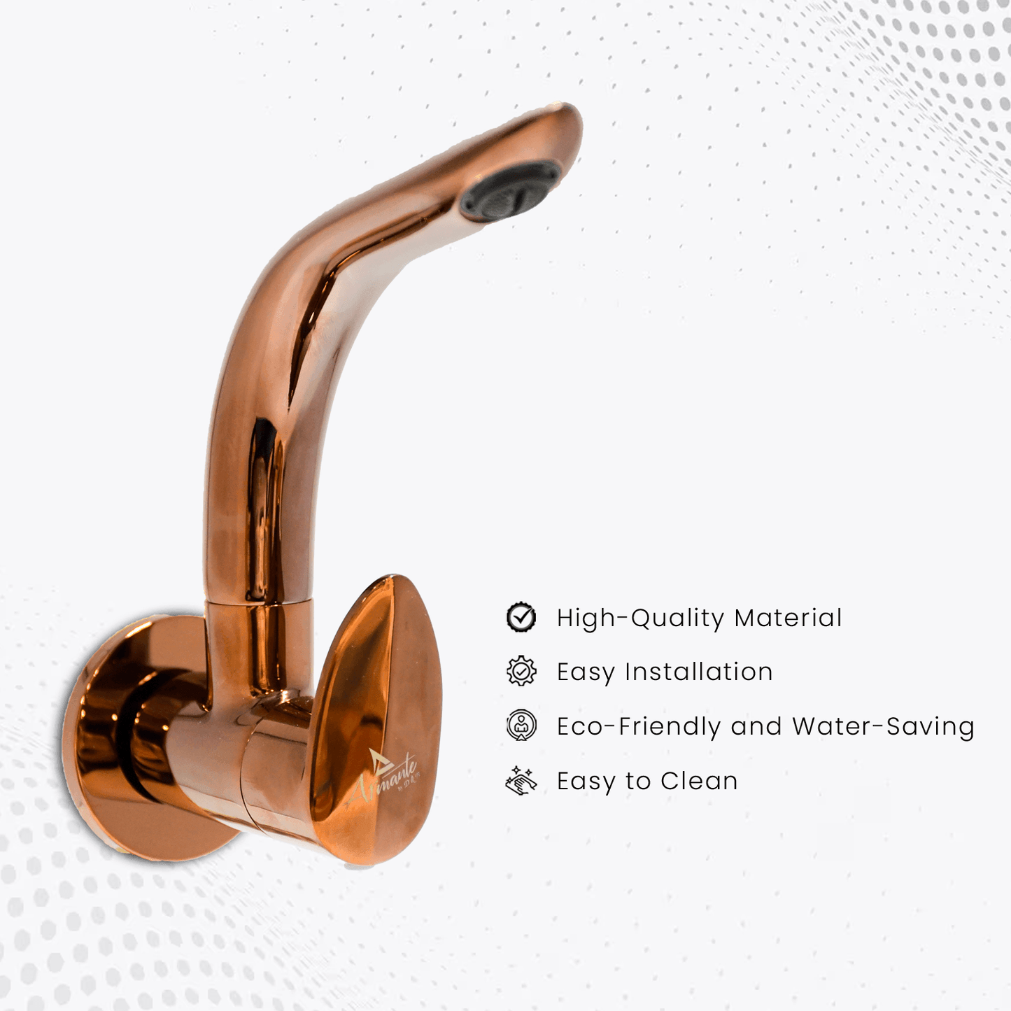 Nautica Sink Cock - Rose Gold | Elegant & Durable Bathroom Faucet - D&B Bathware