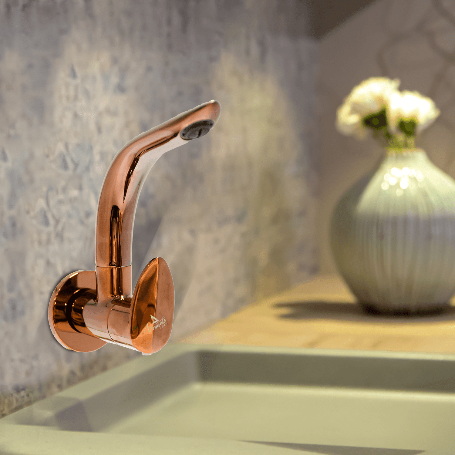 Nautica Sink Cock - Rose Gold | Elegant & Durable Bathroom Faucet - D&B Bathware