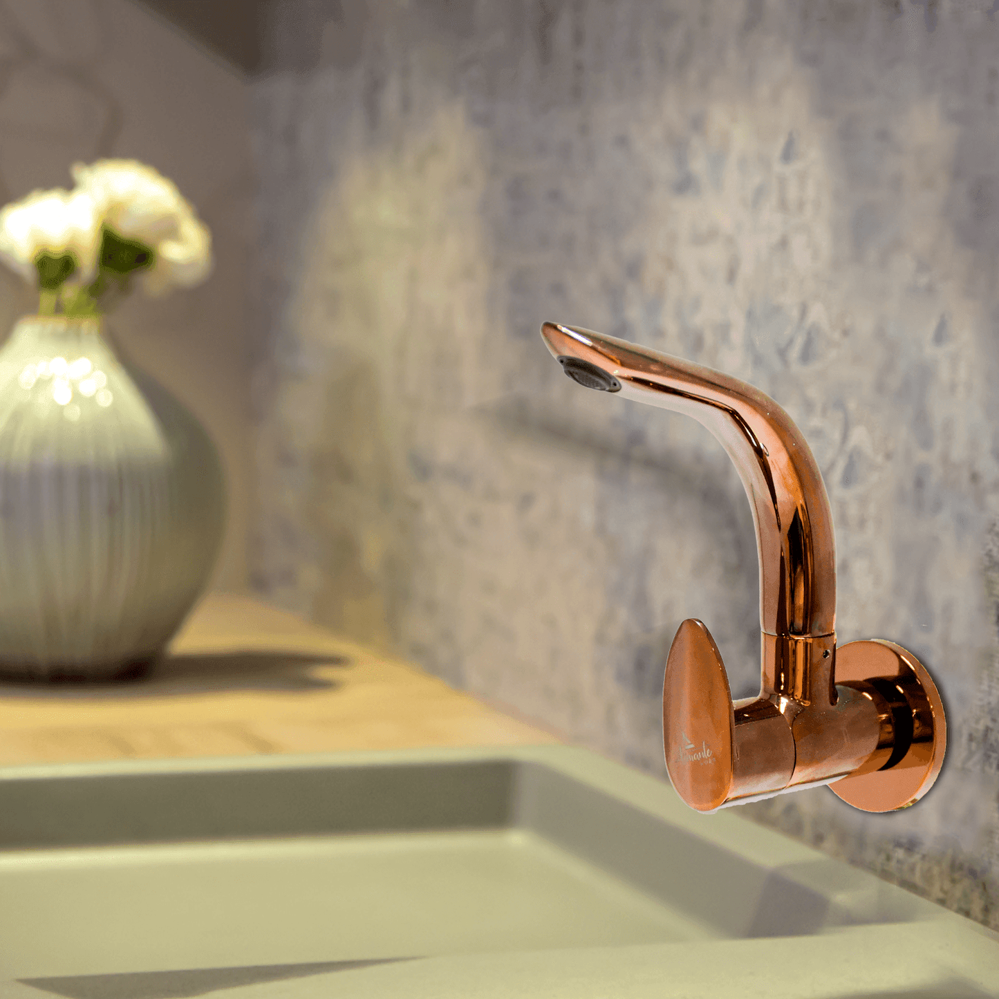Nautica Sink Cock - Rose Gold | Elegant & Durable Bathroom Faucet - D&B Bathware