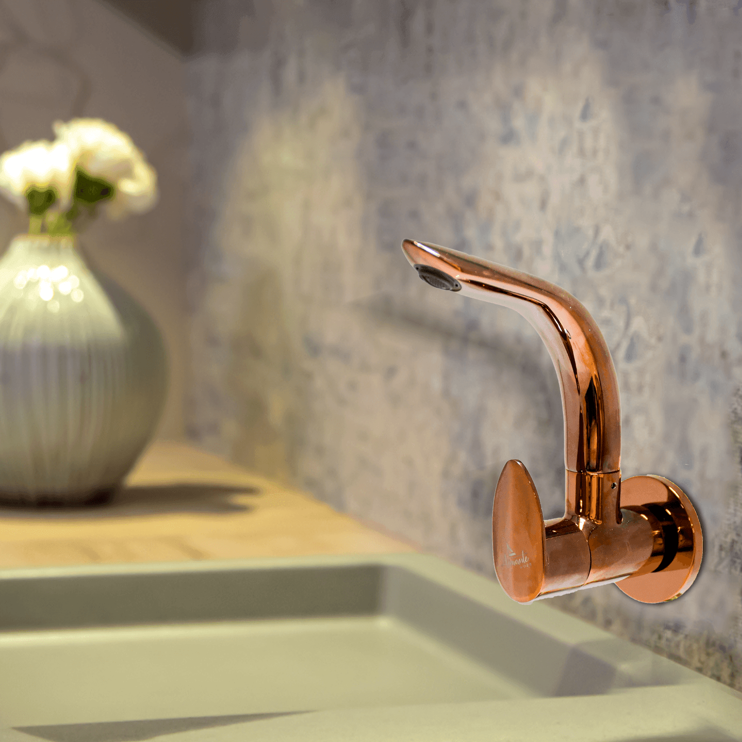 Nautica Sink Cock - Rose Gold | Elegant & Durable Bathroom Faucet - D&B Bathware