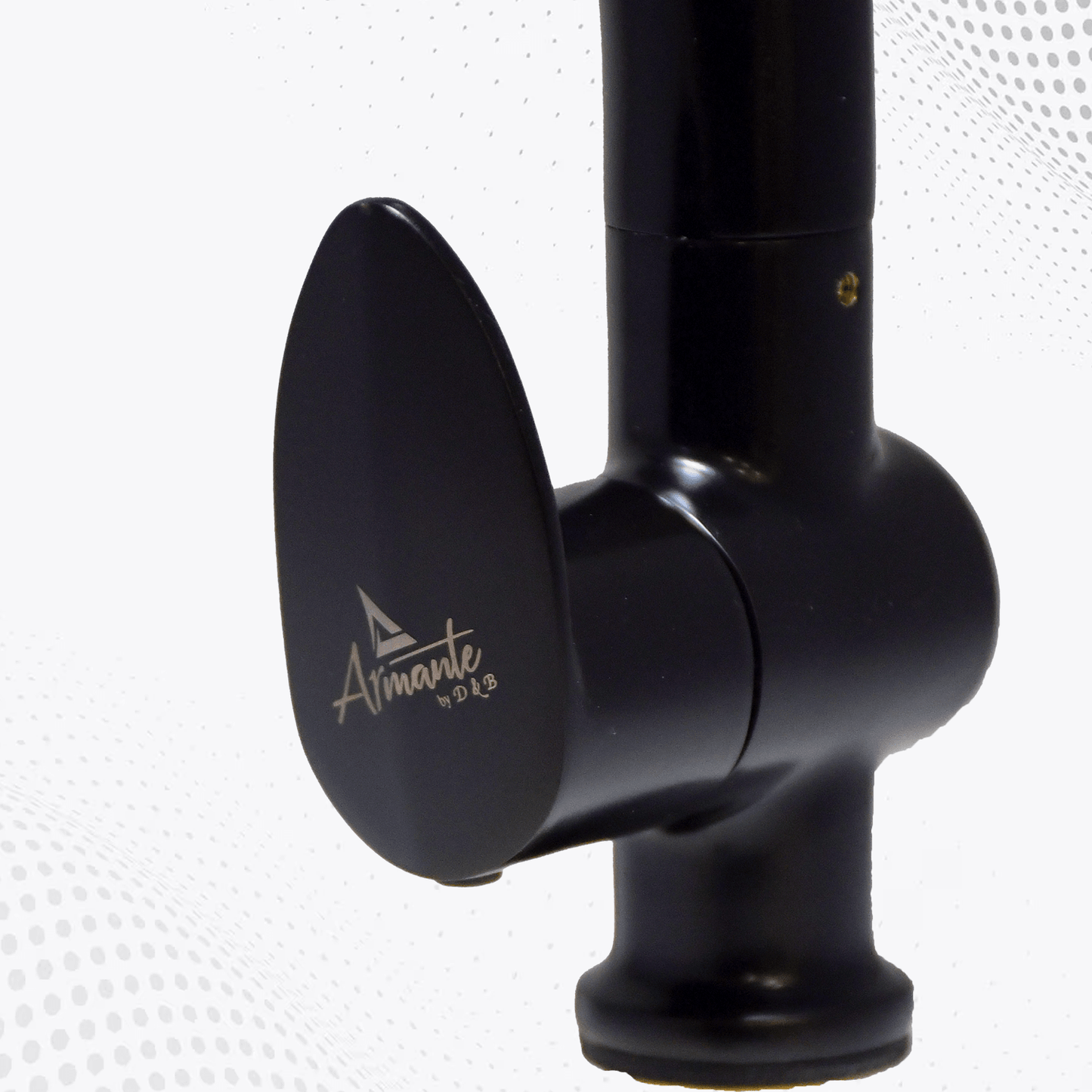 Nautica Swan Neck - Black | Elegant & Durable Bathroom Faucet - D&B Bathware