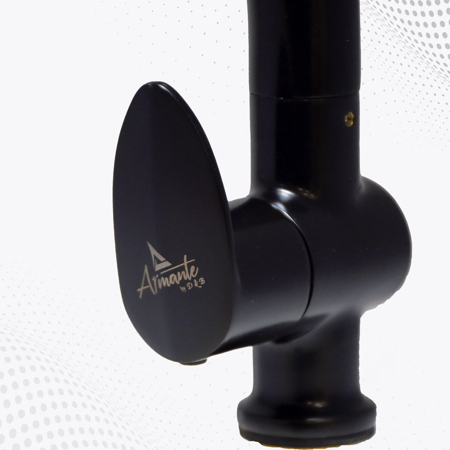 Nautica Swan Neck - Black | Elegant & Durable Bathroom Faucet - D&B Bathware