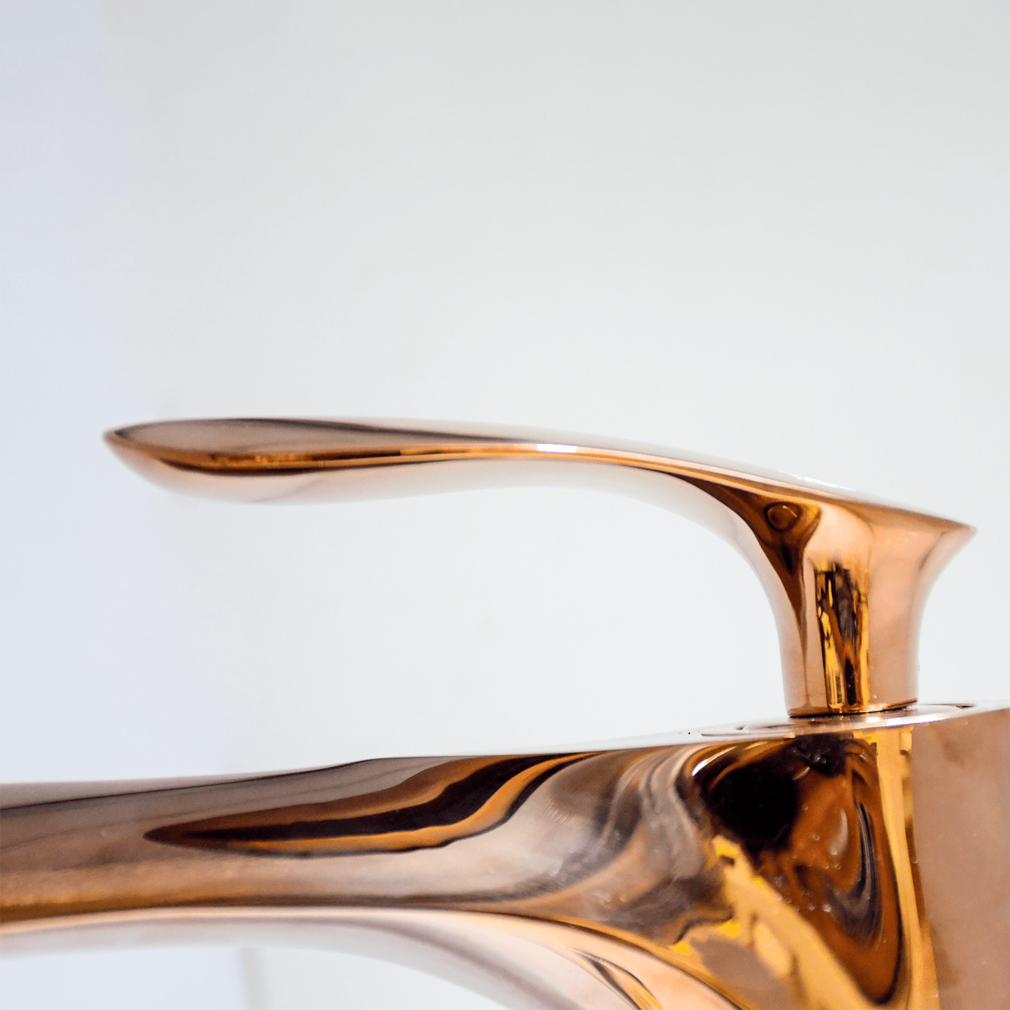 Nautica Tall Boy Basin Mixer – Plushy Rose Gold | Elegant Bathroom Faucet - D&B Bathware