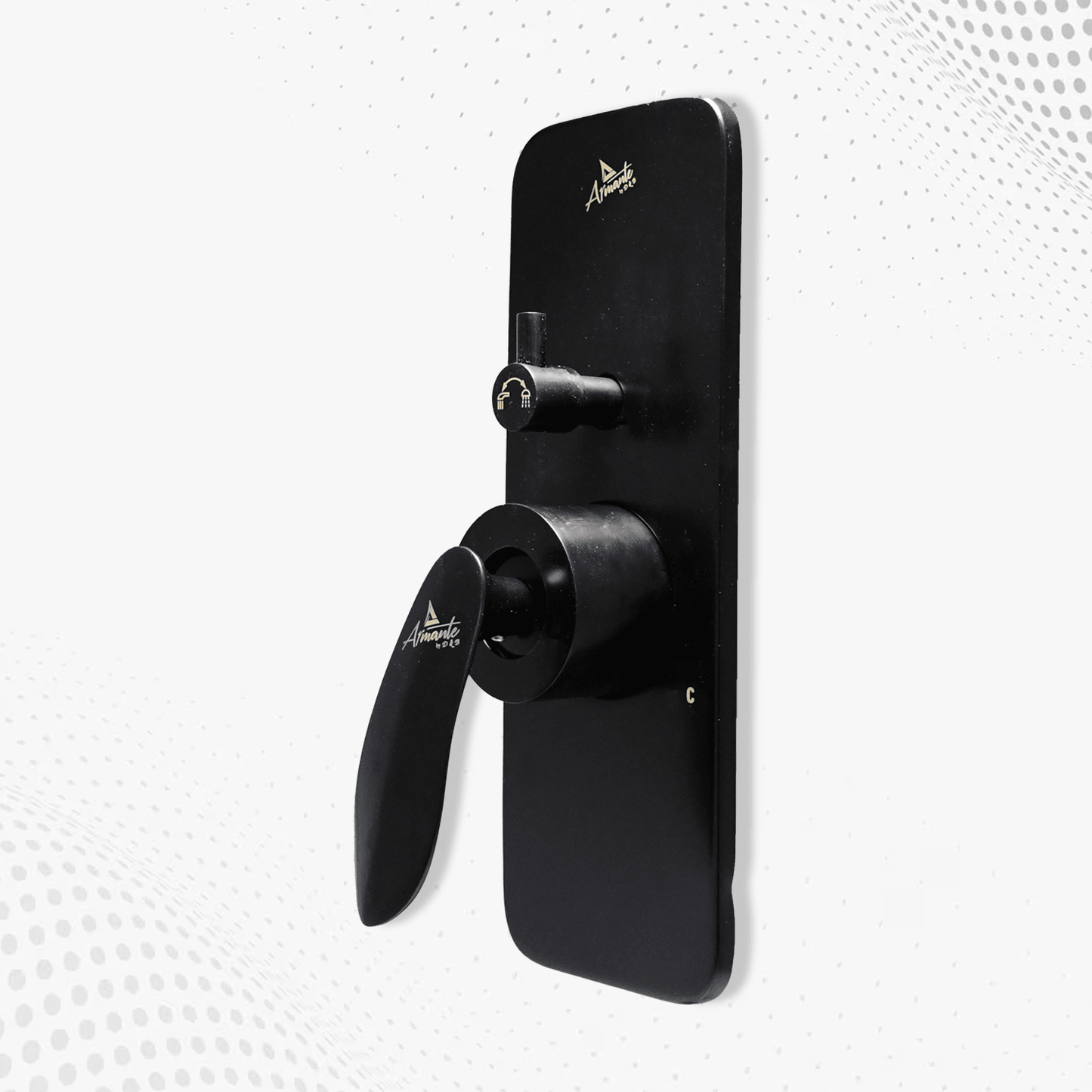 Nautica Upper Parts High Flow Diverter 46mm - Black | Premium Bathroom Diverter - D&B Bathware