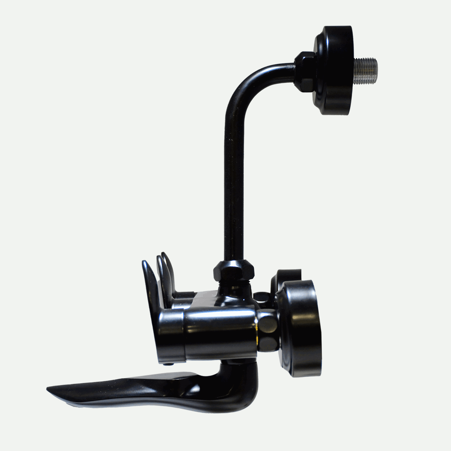 Nautica Wall Mixer 2 in 1 with L Band - Black | Stylish & Functional Shower Mixer | DB Bathware - D&B Bathware