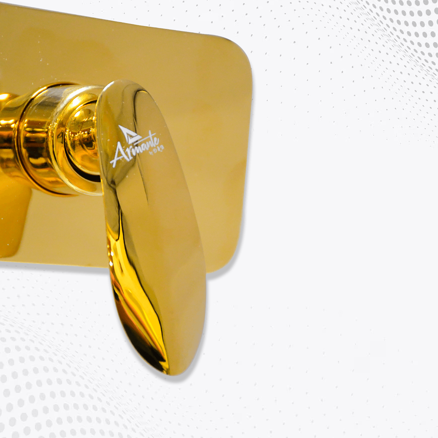 Nautica Wall Mounted Wash Basin Diverter Upper Part - Gold | Premium Bathroom Diverter - D&B Bathware
