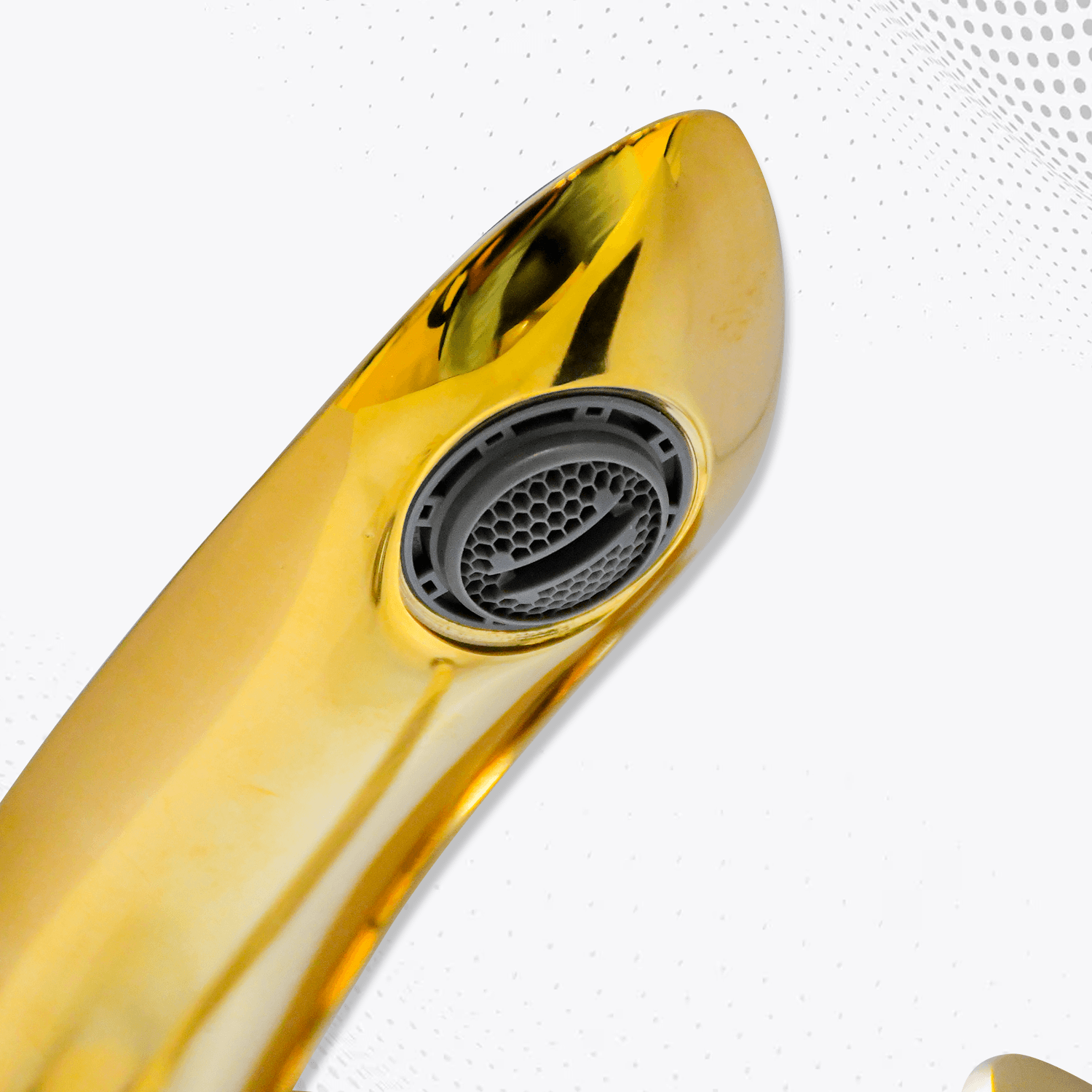 Nautica Wall Mounted Wash Basin Diverter Upper Part - Gold | Premium Bathroom Diverter - D&B Bathware