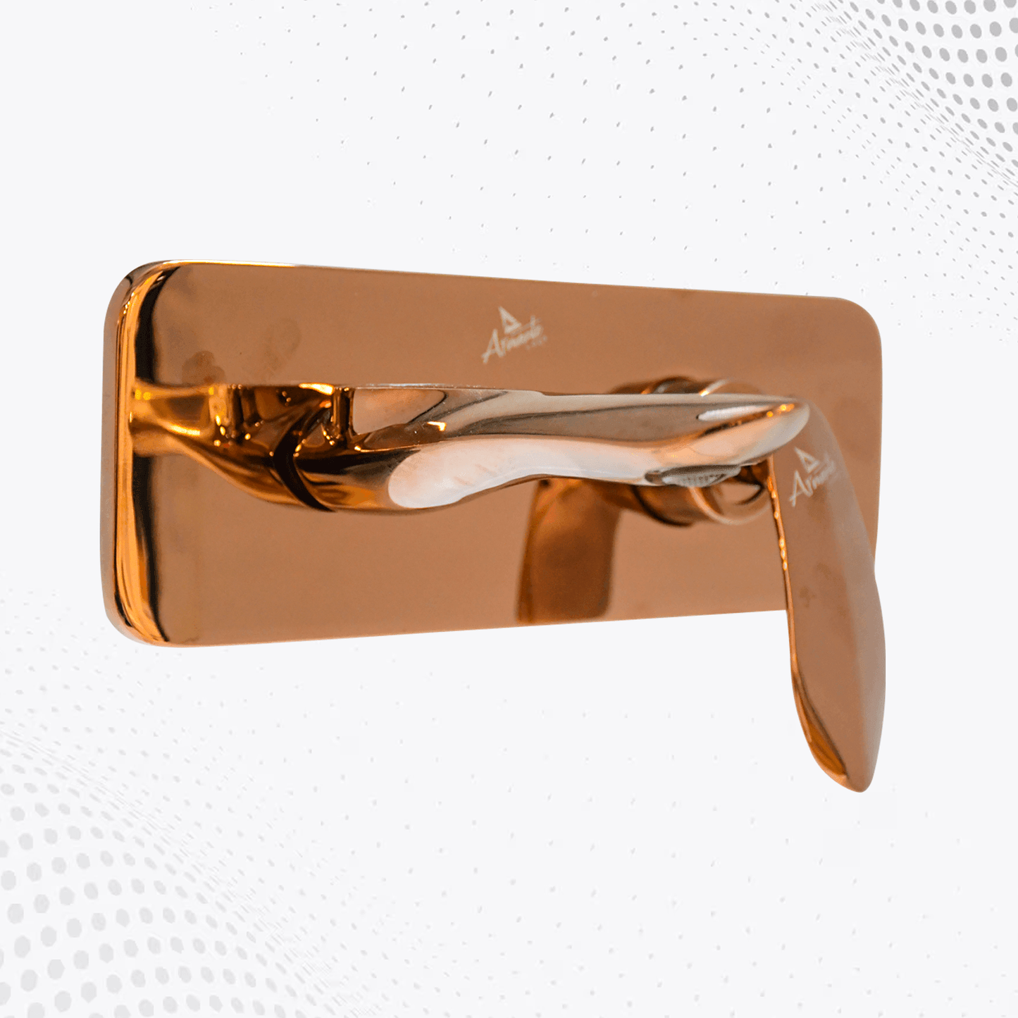 Nautica Wall Mounted Wash Basin Diverter Upper Part - Rose Gold | Premium Bathroom Diverter - D&B Bathware