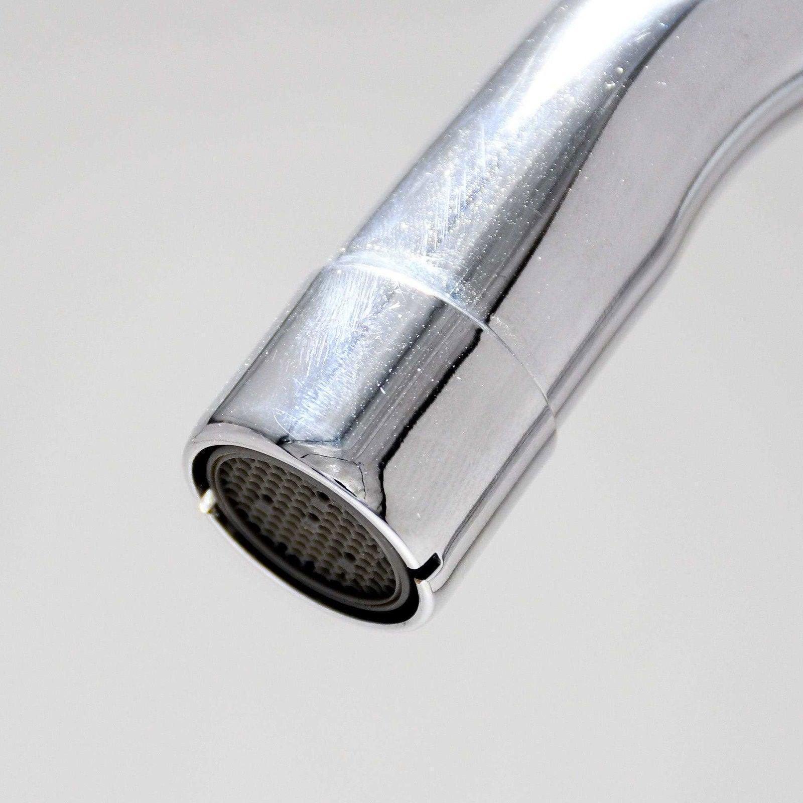 OLIVIA Brass Sink Cock Tap with Flange-Chrome Finish High-Quality For Sink/Basin - D&B Bathware