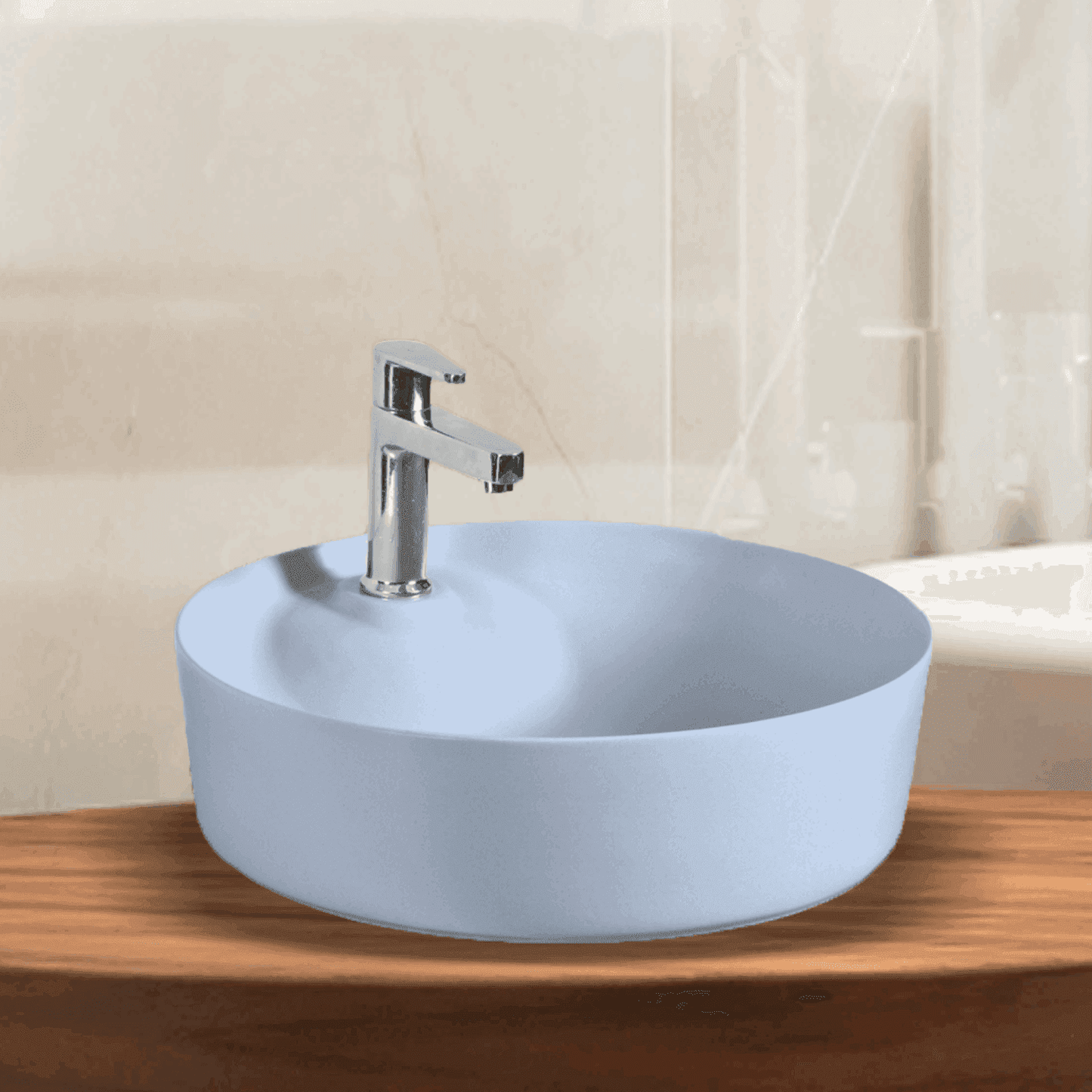 Omega Ocean Matt Table Top Basin | Tranquil Elegance for Your Bathroom - D&B Bathware