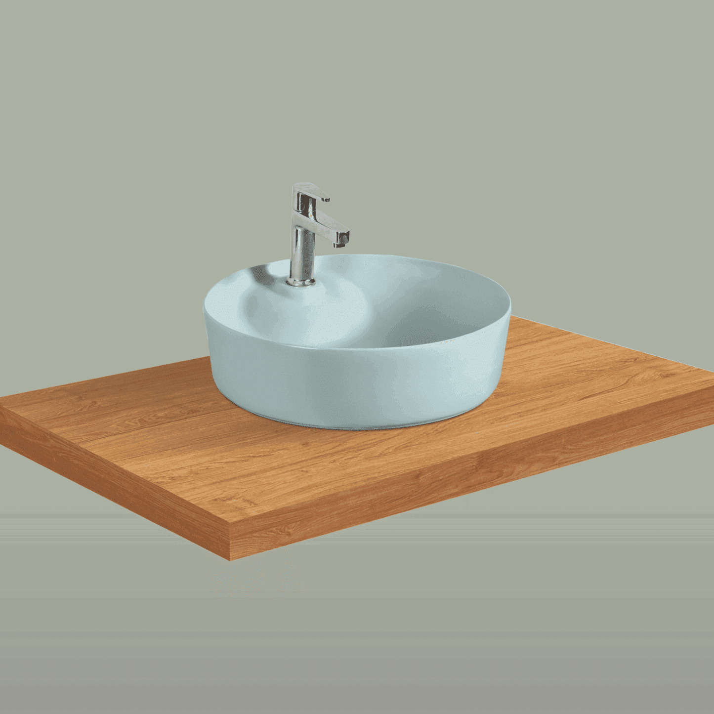 Omega Olive Matt Table Top Basin | Stylish Natural Elegance for Your Bathroom - D&B Bathware