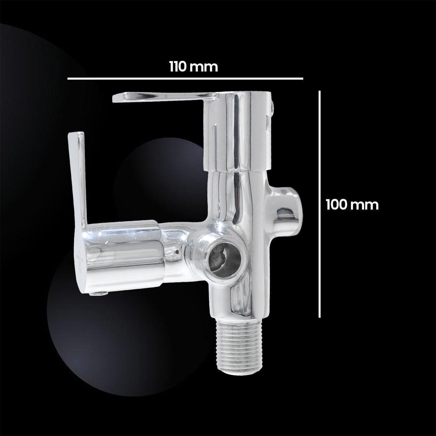 PICCOLO Premium Brass 2 Way Angle Valve Tap- Flange Ideal for Bathroom & Kitchen - D&B Bathware