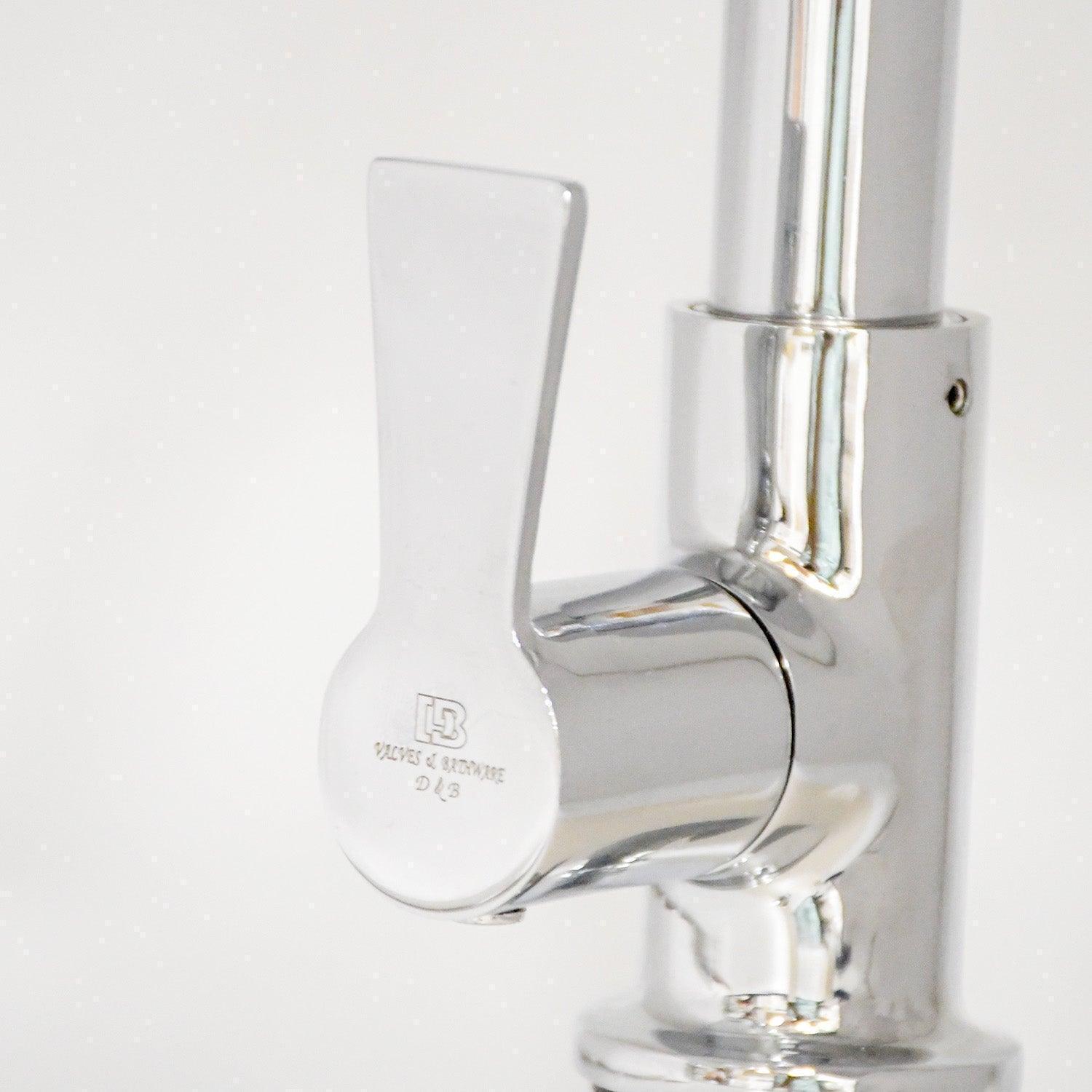 PICCOLO Single Lever Swan Neck Cock Tap – Ideal for Bathroom & Kitchen Form Flow - D&B Bathware