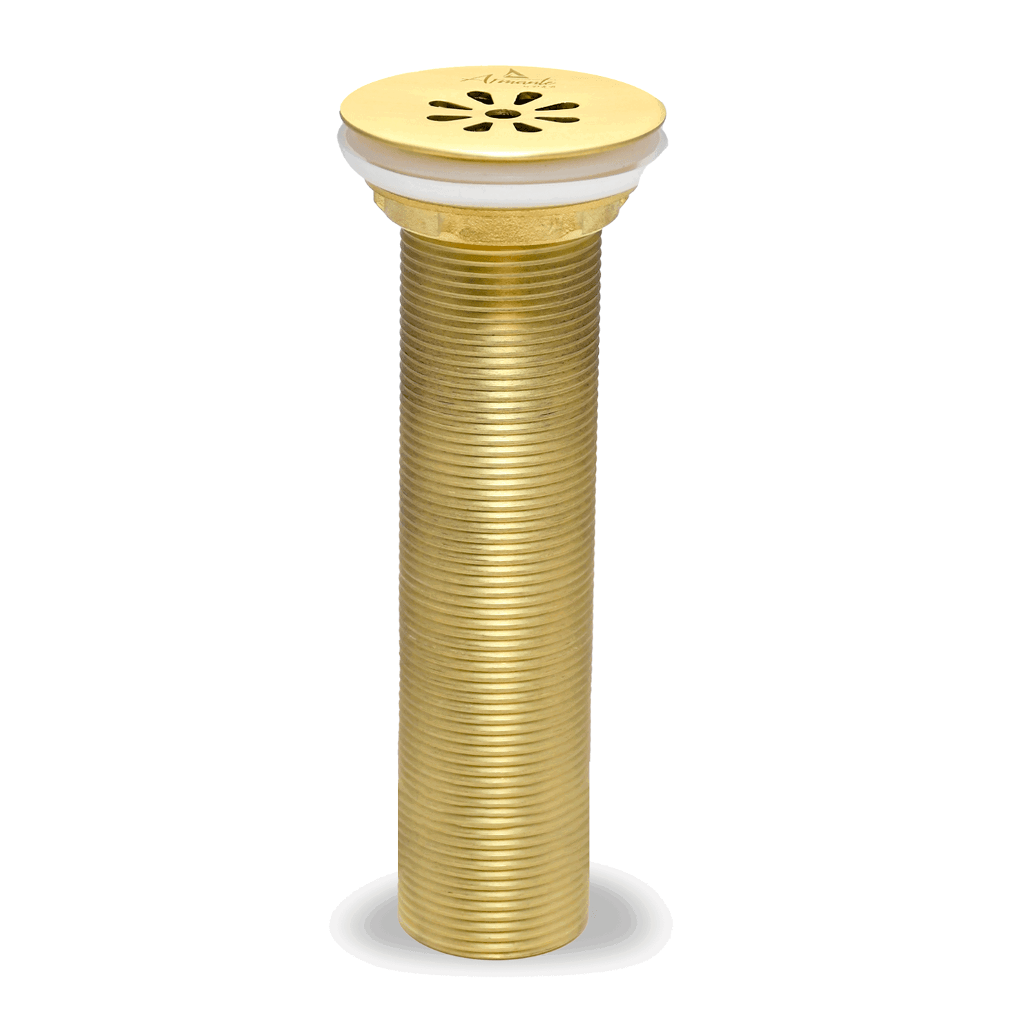 Premium Full Brass Wash Basin Drain Waste Coupling with Full Thread Design | Long-Lasting Grid Strainer for Efficient Drainage - D&B Bathware