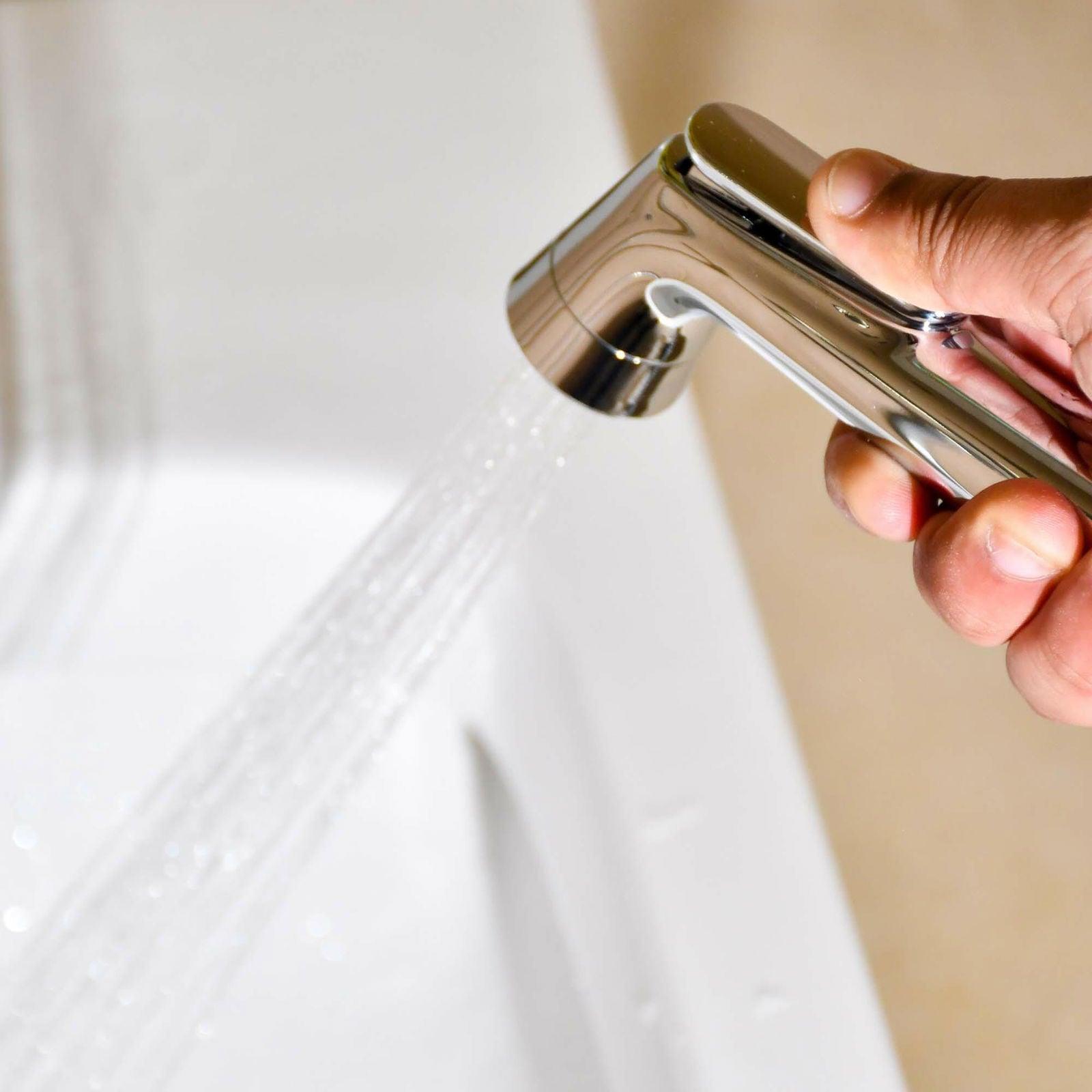 PureSpritz Abs Chrome Toilet Spray Hygiene Faucet - D&B Bathware