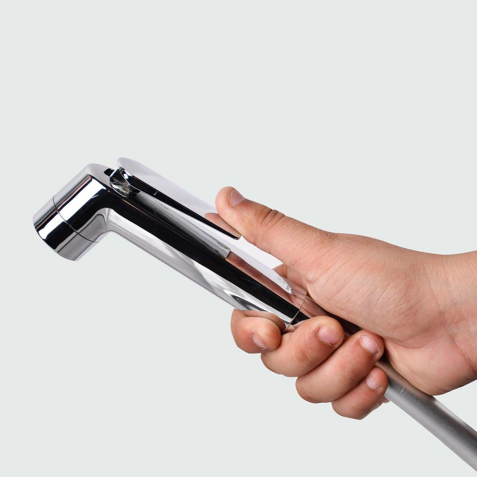 PureSpritz Abs Chrome Toilet Spray Hygiene Faucet - D&B Bathware
