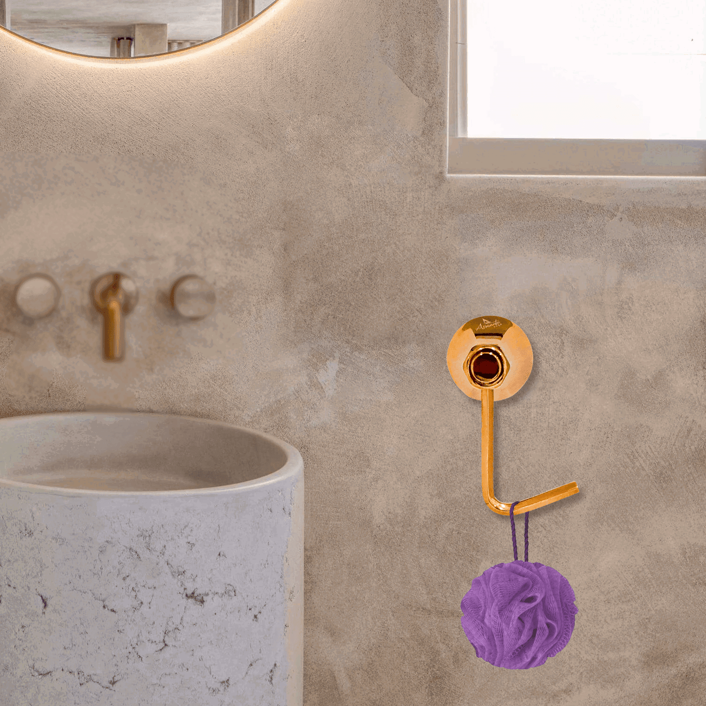 Rose Gold Coat Hook or Robe Hook for Bathroom Accessories – Stylish & Durable Design - D&B Bathware