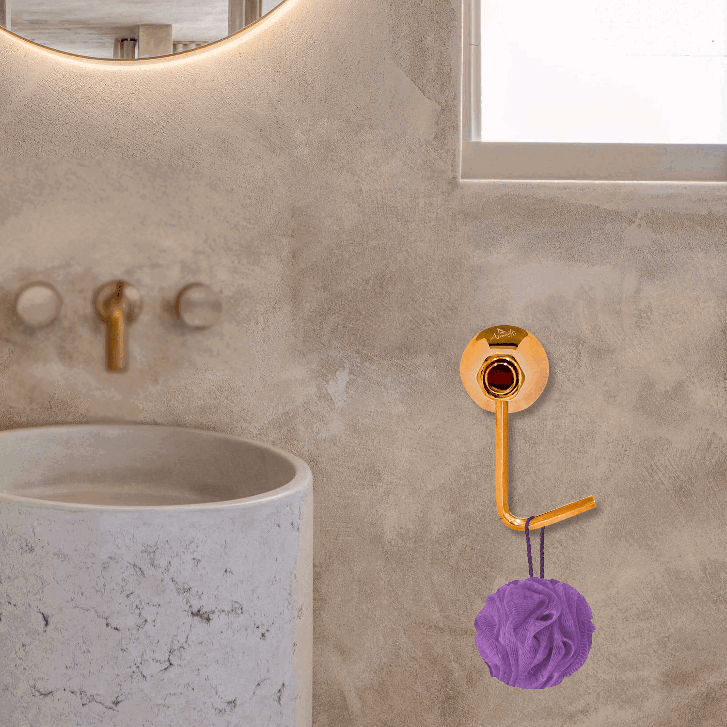 Rose Gold Coat Hook or Robe Hook for Bathroom Accessories – Stylish & Durable Design - D&B Bathware
