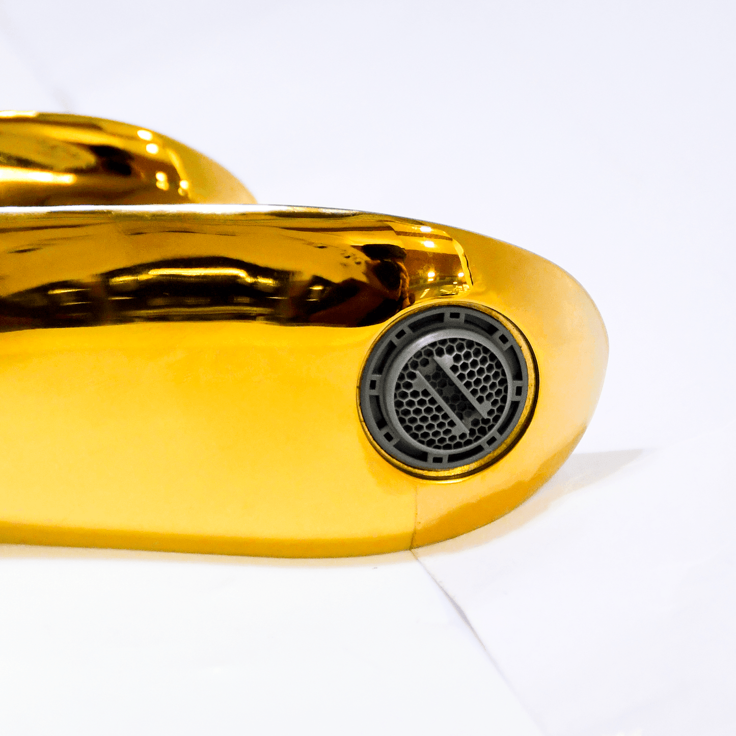 Short Boy Basin Mixer Gold | Stylish Gold Basin Tap for Small Bathrooms - D&B Bathware