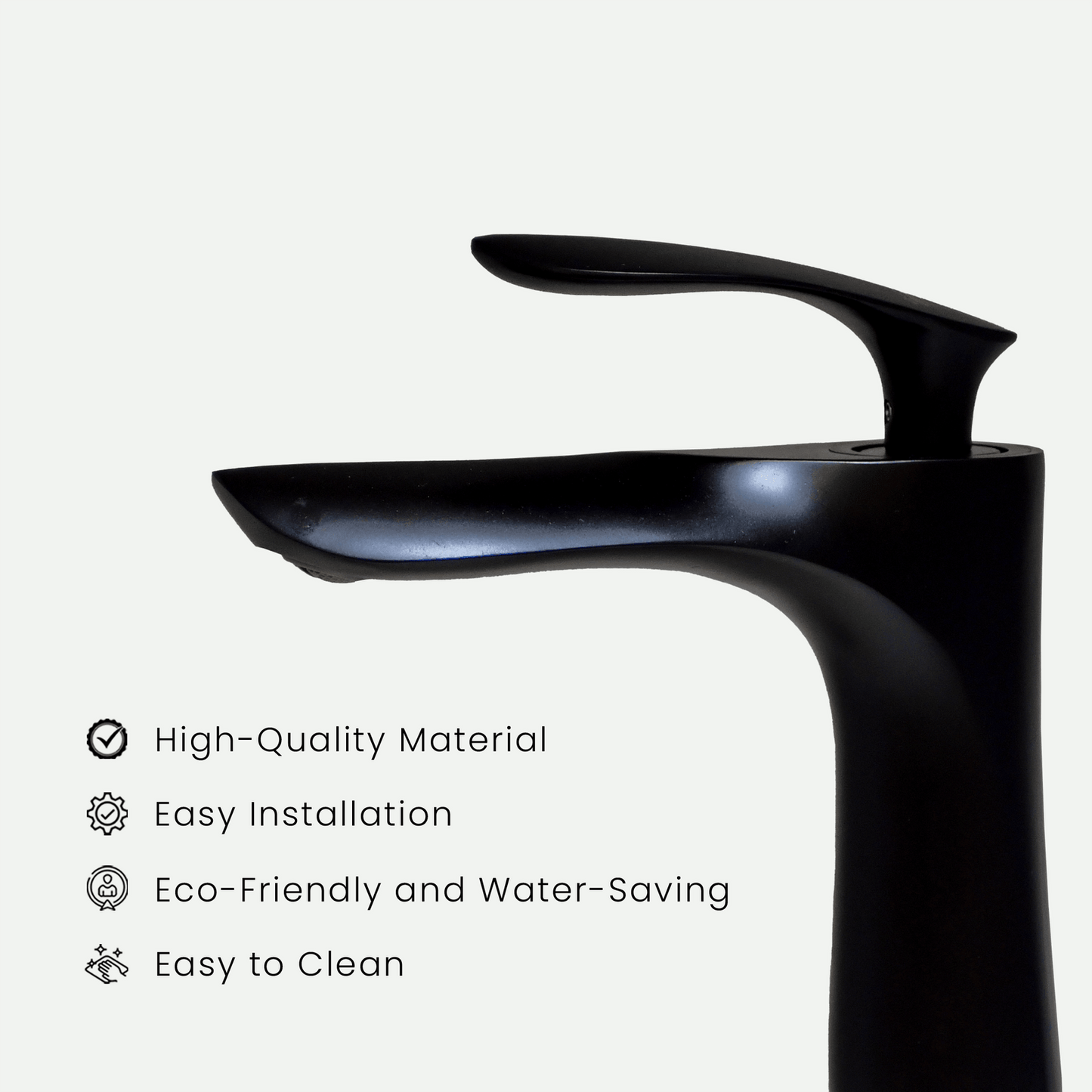 Short Boy Basin Mixer | Modern Bathroom Taps for Compact Spaces - D&B Bathware
