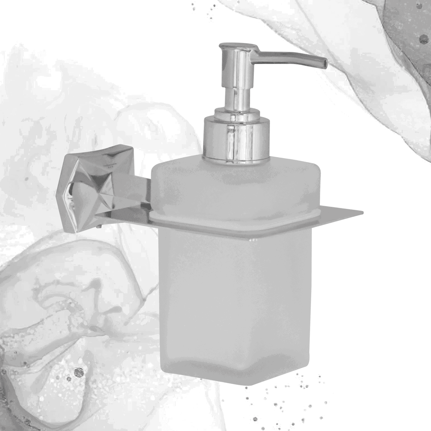 Silver Liquid Soap Dispenser for Bathroom – Stylish & Durable Soap Pump Accessory - D&B Bathware