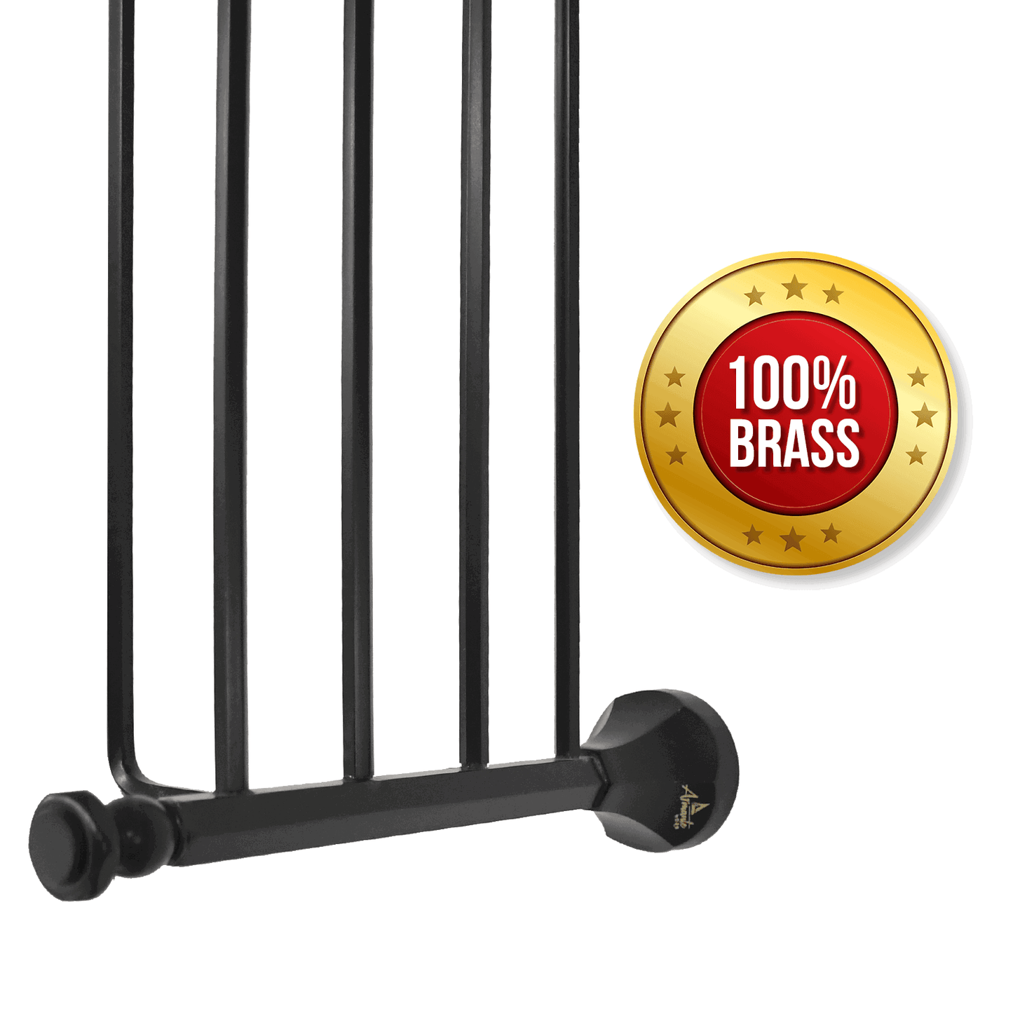 Towel Rack Black Floris – Stylish & Modern Bathroom Storage - D&B Bathware