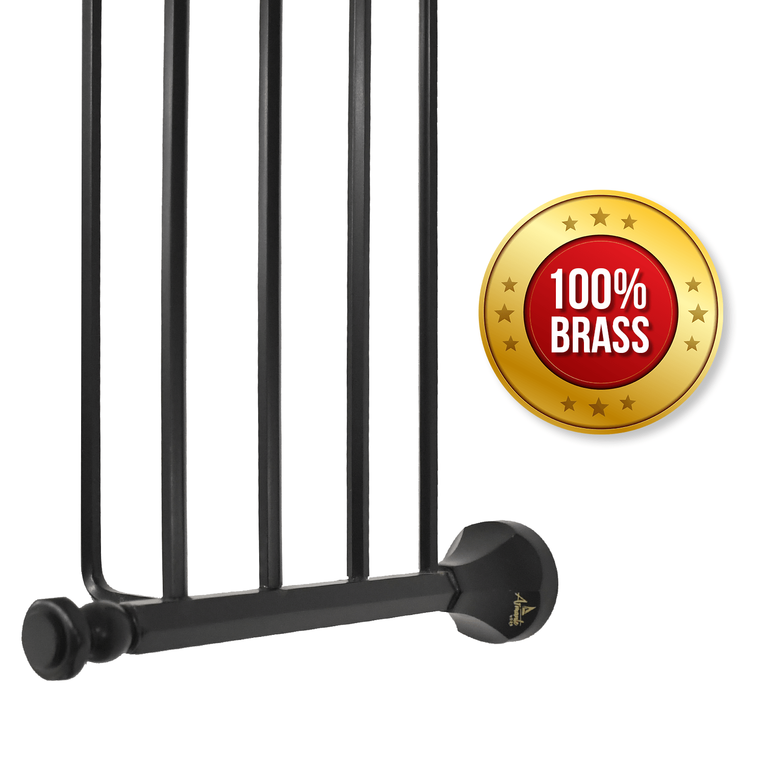 Towel Rack Floris Series - Stylish Black Bathroom Rack - D&B Bathware