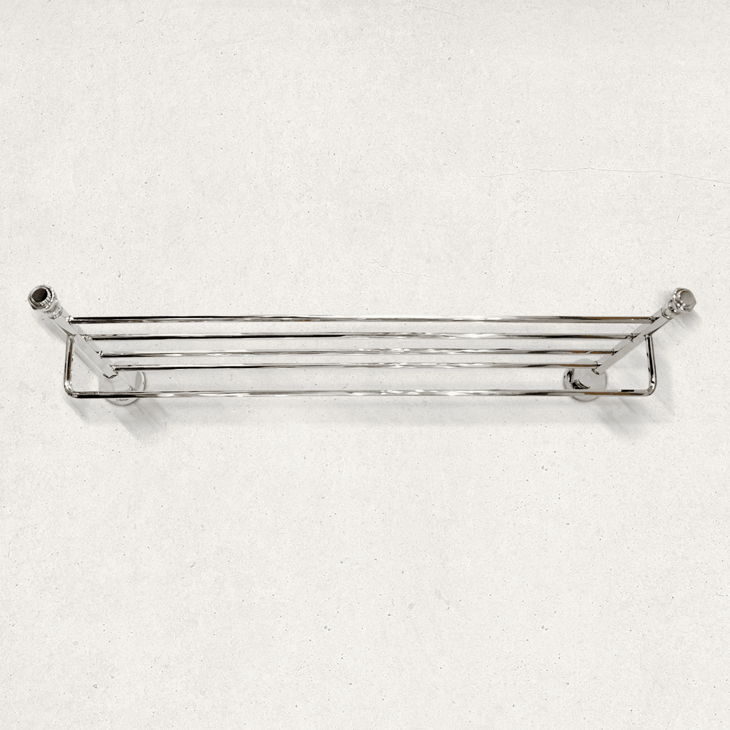 Towel Rack Silver Floris – Elegant & Modern Bathroom Storage - D&B Bathware