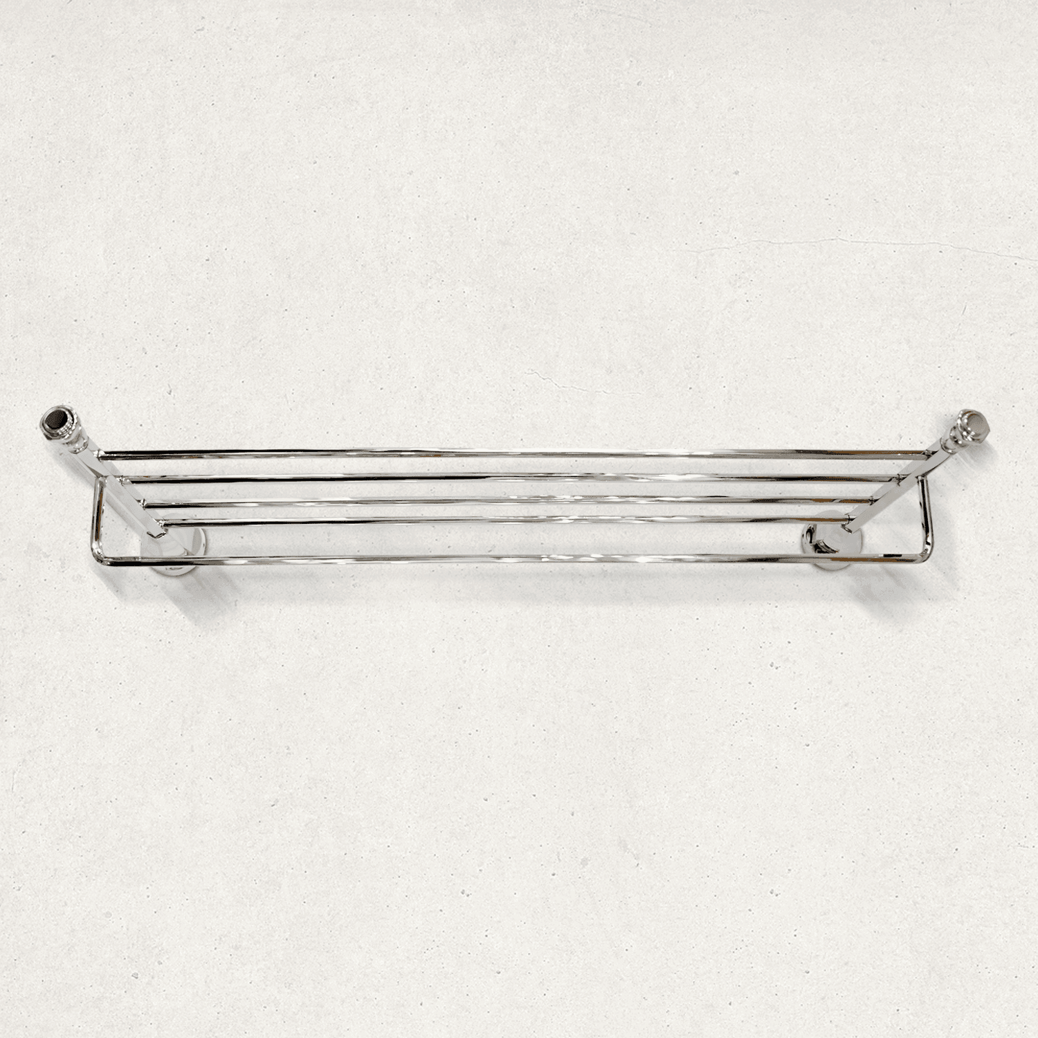 Towel Rack Silver Floris – Elegant & Modern Bathroom Storage - D&B Bathware