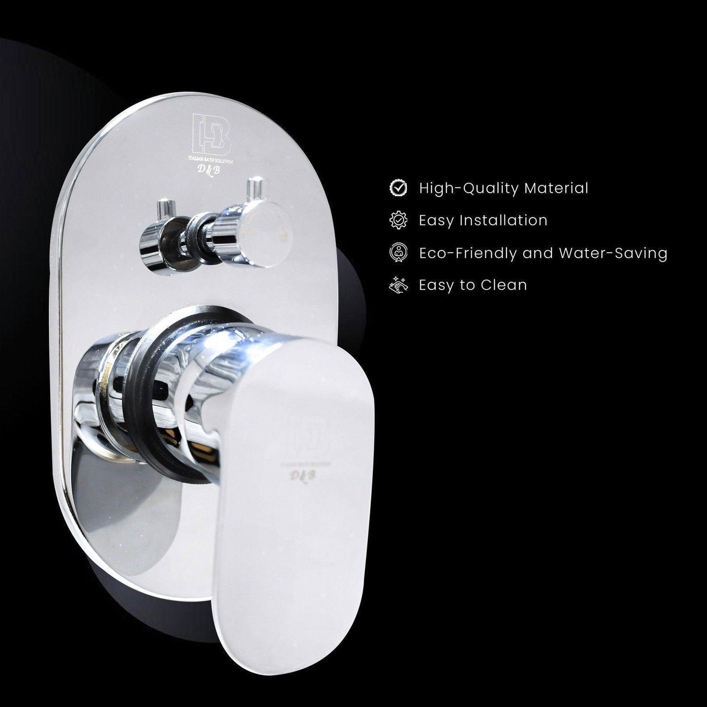 Wall Mounted Single Cold Water Upper Part | Modern Bathroom Faucet for Cold Water Supply - D&B Bathware