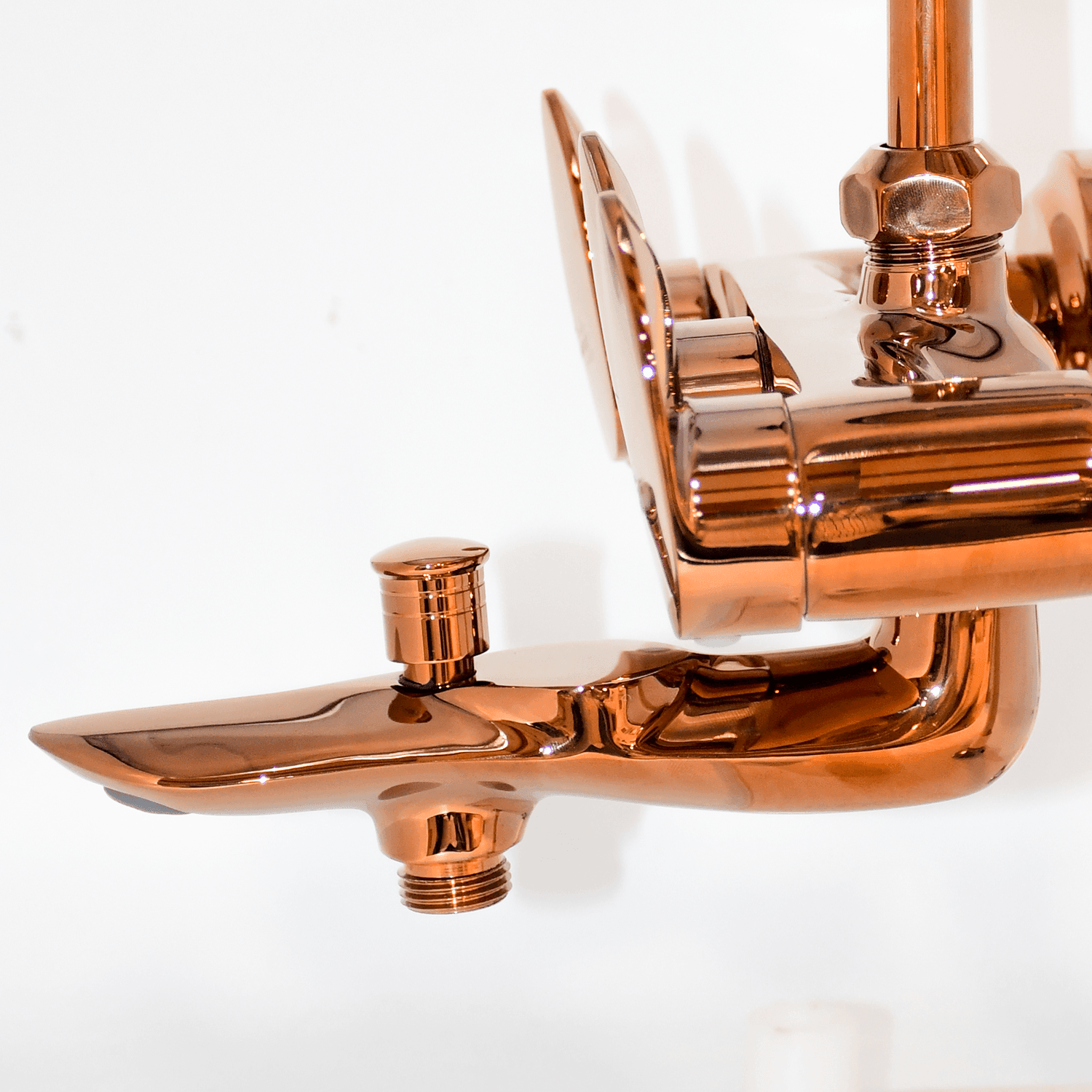 Wall Mixer 3 in 1 with L Band - Rose Gold | Elegant & Premium Bathroom Mixer - D&B Bathware