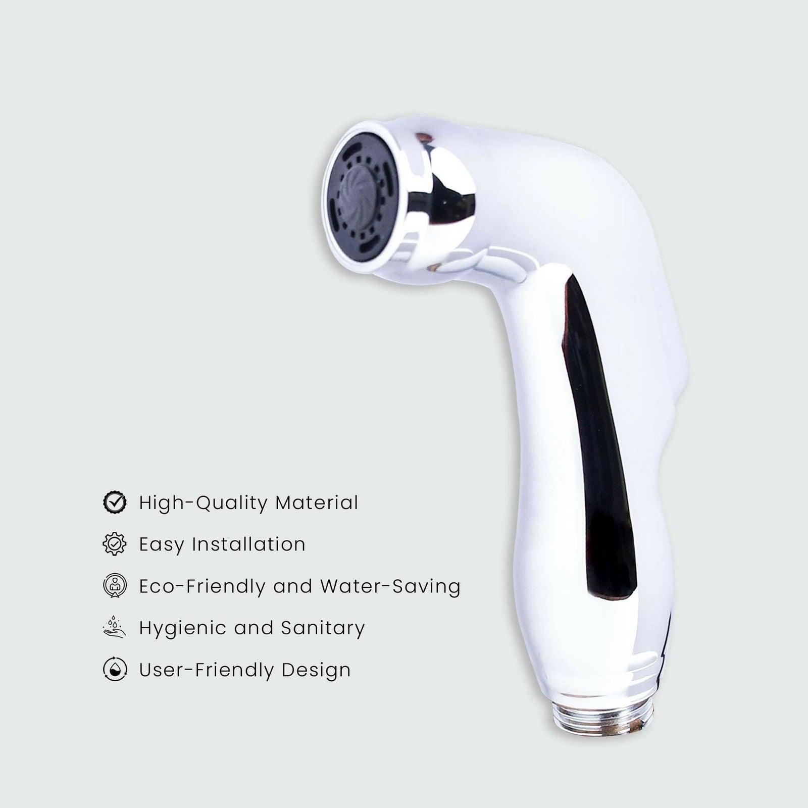 Wall Mount Toilet Spray Gun Only - Modern Tap with Jet Spray for Bathroom Health - D&B Bathware
