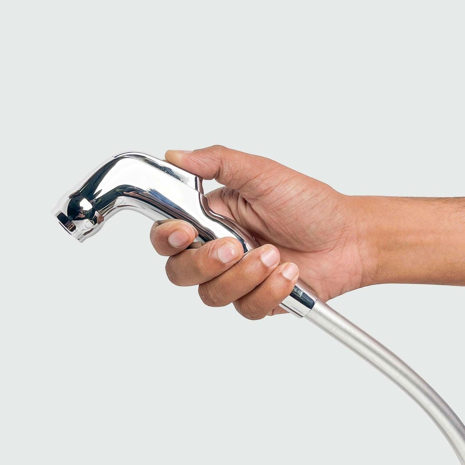 Wall Mount Toilet Spray Gun Only - Modern Tap with Jet Spray for Bathroom Health - D&B Bathware