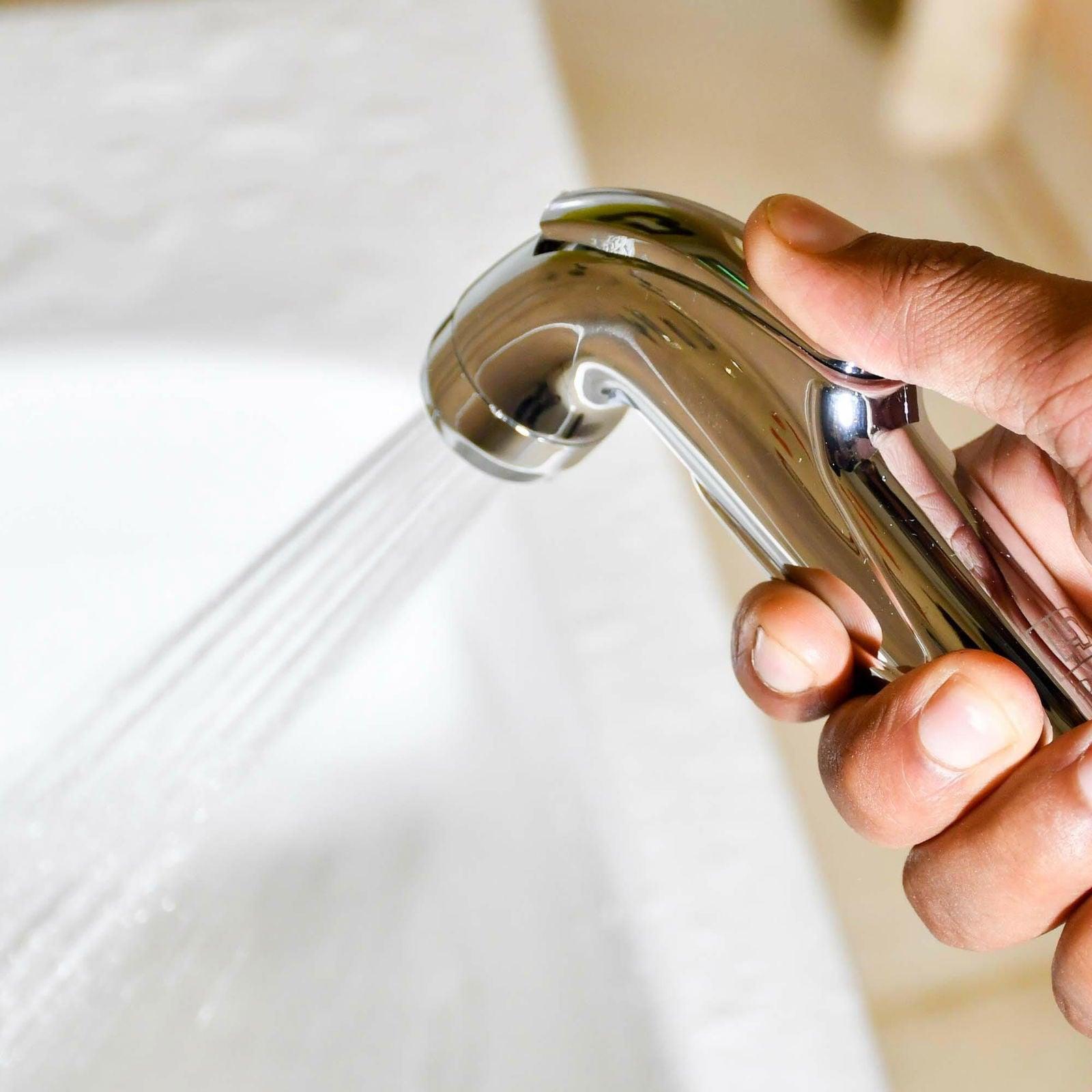 Wall Mount Toilet Spray Gun Only - Modern Tap with Jet Spray for Bathroom Health - D&B Bathware