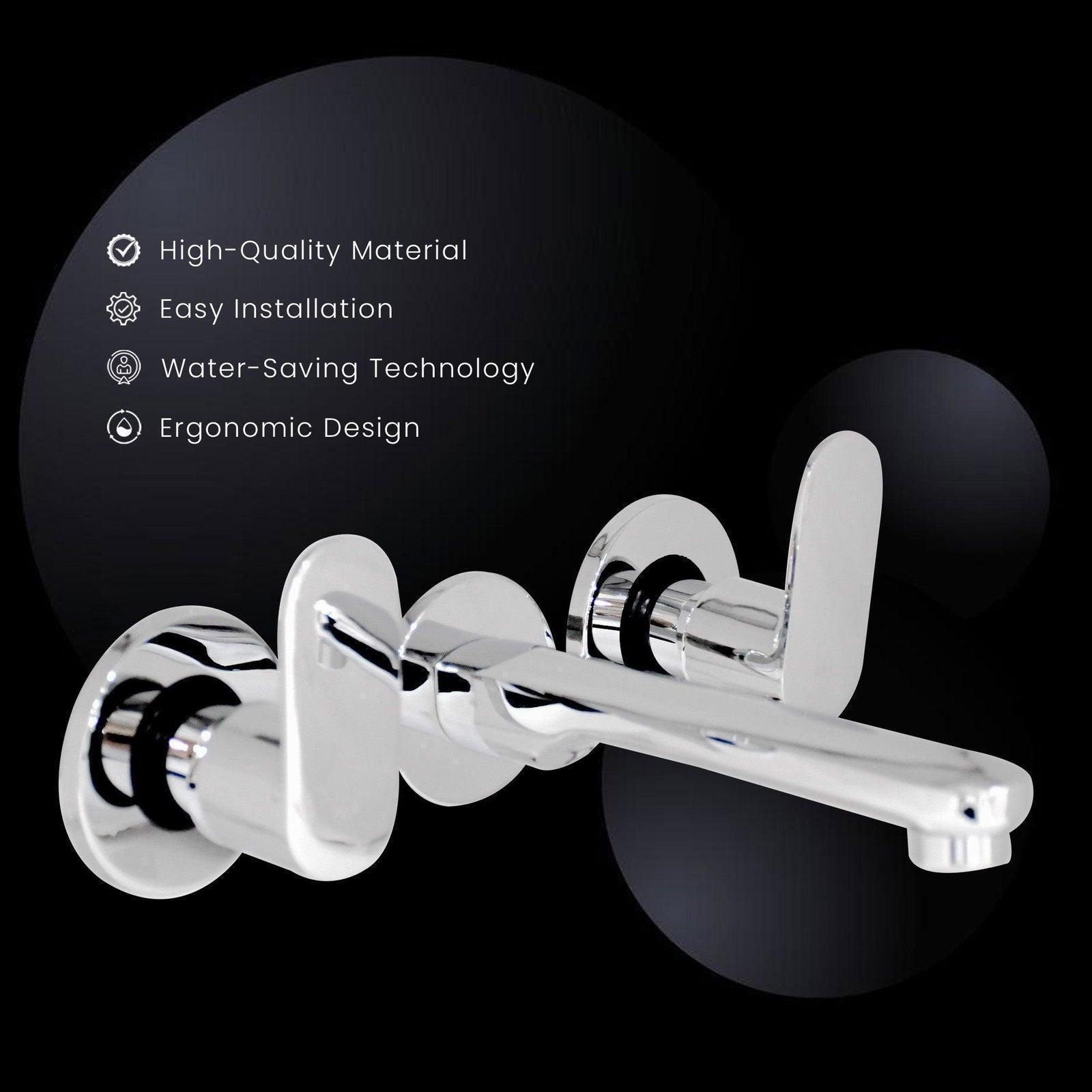 Wall Mounted Hot & Cold Mixer Upper Part | Basin & Bath Faucet for Modern Bathrooms - D&B Bathware