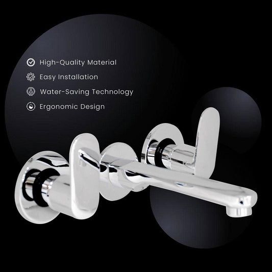 Wall Mounted Hot & Cold Mixer Upper Part | Basin & Bath Faucet for Modern Bathrooms - D&B Bathware