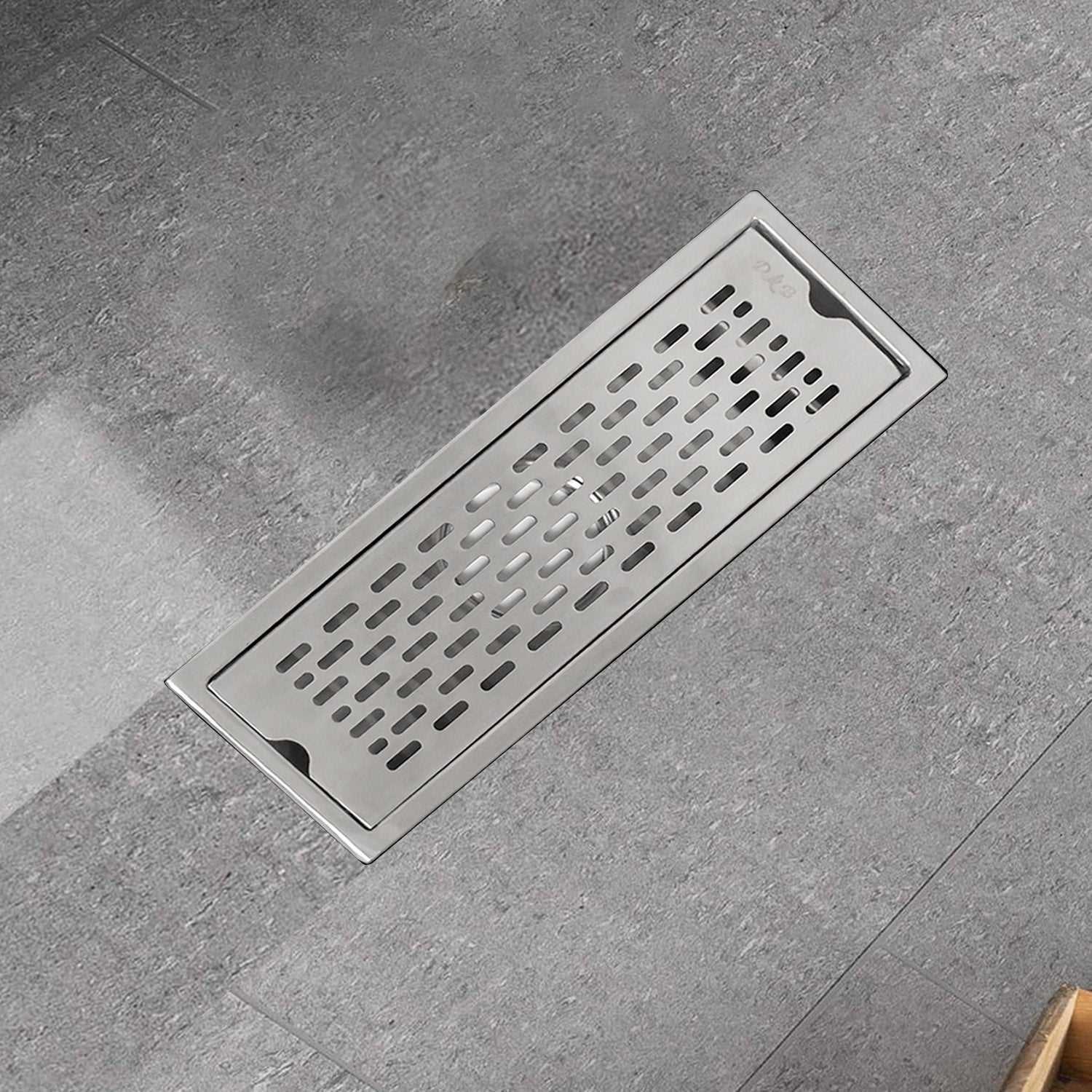 11.8 * 3.9 Inch Shower Drain Channel SS304 Floor Drain for Bathroom - Floor Trap - D&B Bathware