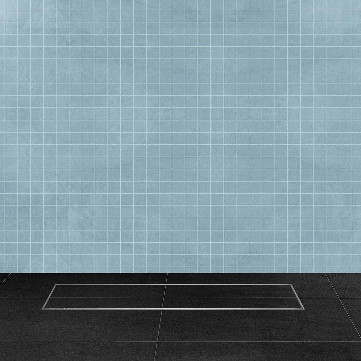 11.8 * 3.9 Inch Tylo Tile Insert Shower Drain Channel SS304 Floor Drain for Bathroom - Cockroach Trap - D&B Bathware