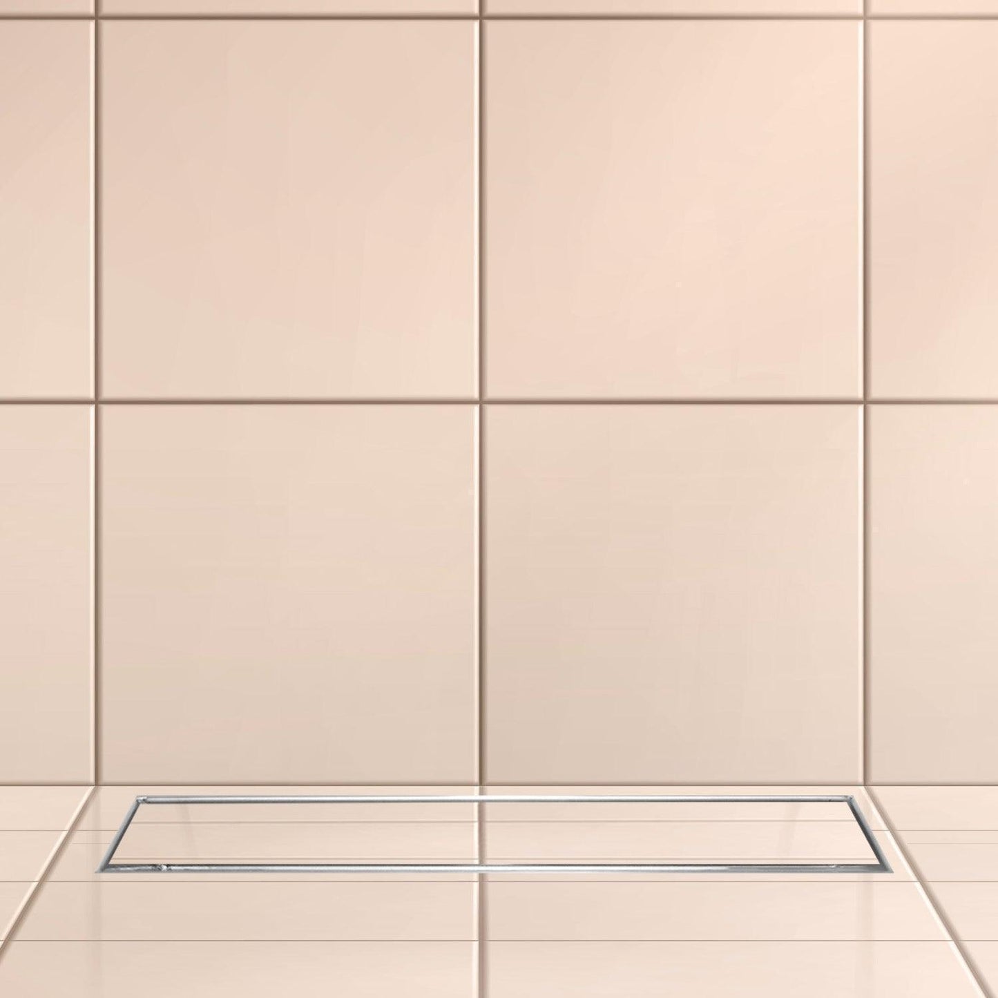 11.8 * 3.9 Inch Tylo Tile Insert Shower Drain Channel SS304 Floor Drain for Bathroom - Cockroach Trap - D&B Bathware