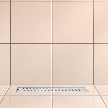11.8 * 3.9" Vento Shower Drain Channel SS304 Floor Drain for Bathroom - Cockroach Trap - D&B Bathware