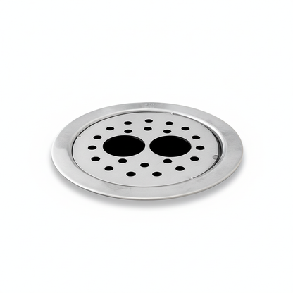 5x5 Inch Stainless Steel Locking Floor Drain Jali – Anti-Clog Cover( ROUND 121-DH )