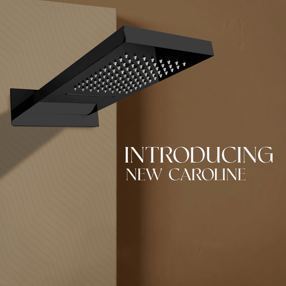 New Caroline Beast Black Wall-Mounted Shower System – Dual Functionality & Premium Design - D&B Bathware