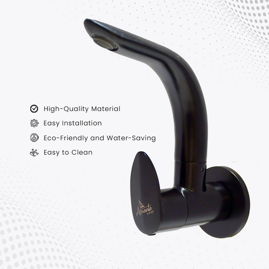 Nautica Sink Cock - Black | Modern & Durable Bathroom Faucet