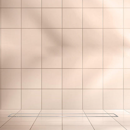 23.6 * 3.9 Inch Tylo Tile Insert Shower Drain Channel SS304 Floor Drain for Bathroom - Cockroach Trap - D&B Bathware