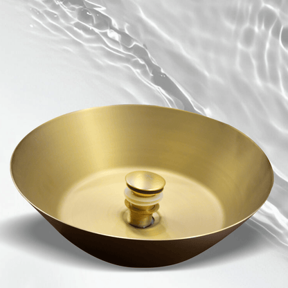 Milano Empire Gold Metallic Wash Basins | Luxury Bathroom Fixtures - D&B Bathware