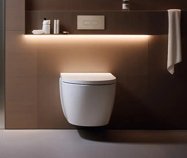 White One Piece Water Closet