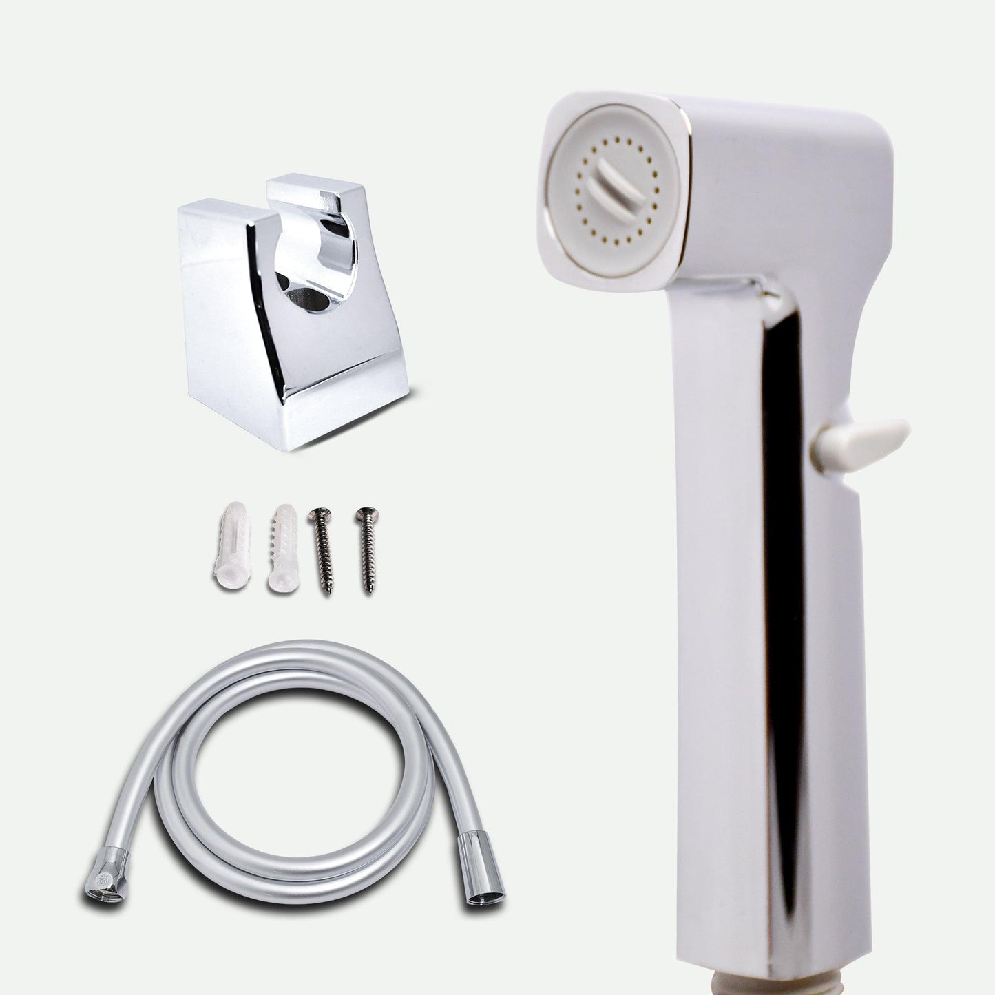 Abs Chrome Toilet Spray Hygiene Faucet with Hose and Holder DB-TLTHF6619 Faucet Set - D&B Bathware