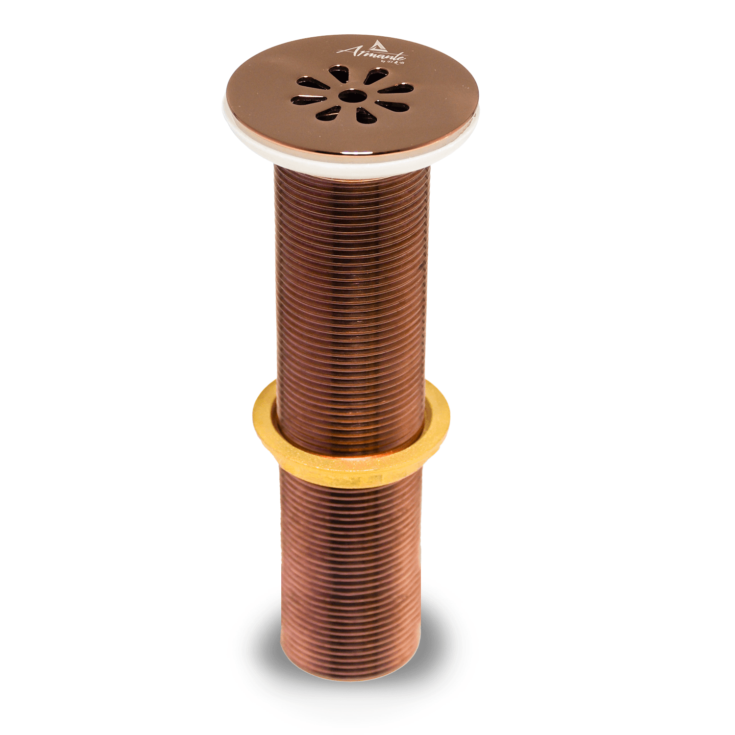 Premium Full Brass Wash Basin Drain Waste Coupling with Full Thread Design | Long-Lasting Grid Strainer for Efficient Drainage - D&B Bathware